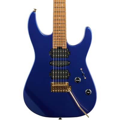 Charvel Pro Mod Dinky DK24 HSH 2PT Electric Guitar, Mystic Blue image 1