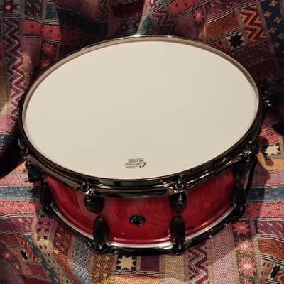 SSS Solid Shell Shop Custom Snare Drum 2026 - Red image 10