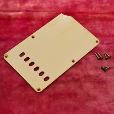 Vintage 1960's Fender Stratocaster Backplate Tremolo Cover Pre-CBS Strat 1950's image 1