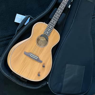 Fender Highway Parlor Acoustic-Electric Guitar, Satin Mahogany, 5lbs. 10.2oz #MXA2402512 image 1