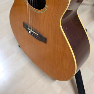 Landola J-800 Made in FINLAND Florentine Cutaway Jumbo Acoustic-Electric Guitar Finnish European EU Build with USA Shadow P4 4-band EQ pre-amp Vintage 80s 1980's Gibson Open-Book Headstock image 12