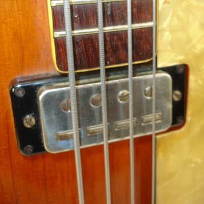 Vintage 1964 Hofner  500/1 Violin 4-String Electric Bass Guitar, Natural w/ Case image 8