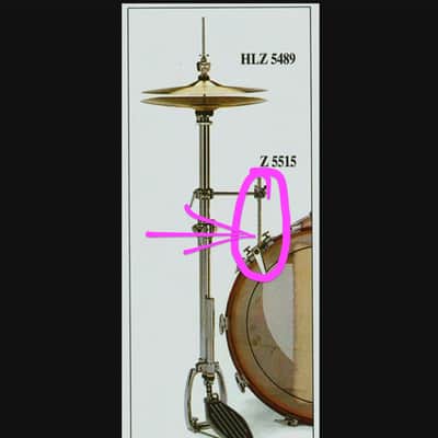 Sonor Hihat to Bass Drum Attachment Bracket Part - Vintage image 9