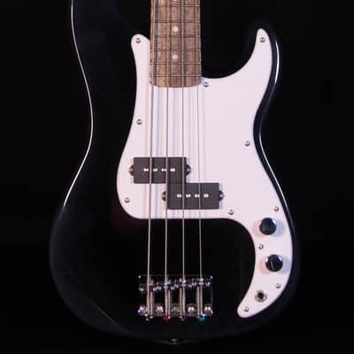 Squier Mini P-Bass, Laurel FB, Black image 1