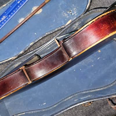 Vintage National Inst size 3/4 violin with case. USA. Good Condition. image 12