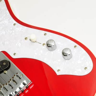 Fernandes TEC-85 Electric Guitar see-through red Ref No.5374 image 4