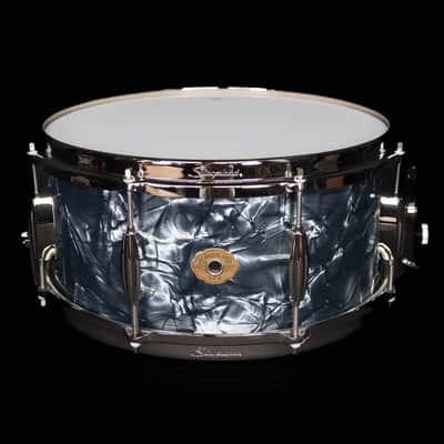 Slingerland 14" x 6.5" Radio King Artist Snare Drum, Black Diamond Pearl image 2