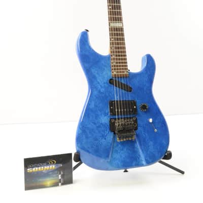 1988 Jackson USA 88 Limited Edition Electric Guitar - Blue Denim w/ Case image 3