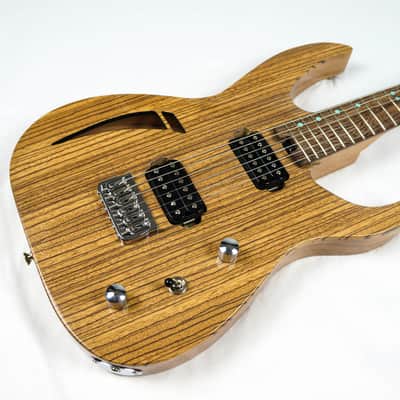 Swisher Handmade Machine Semi-Hollow Body 2024 - Zebrano image 1