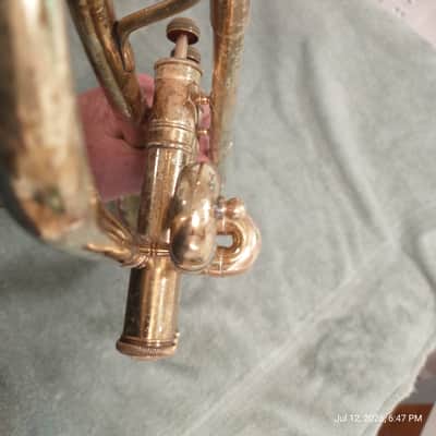 Harry Pedler & Sons American Triumph Trumpet 1950's for parts/repair image 17