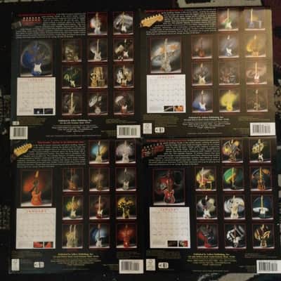 Box Lot Of Fender Custom Shop Calendars 10 image 4