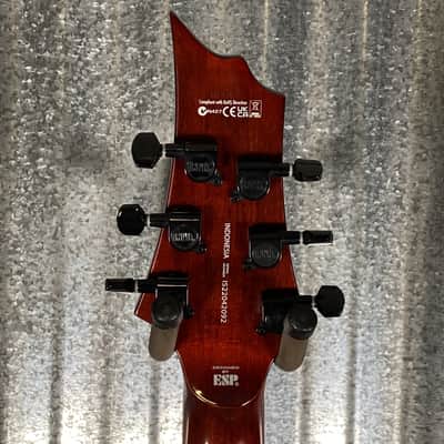 ESP LTD H-200 Flame Top Dark Brown Sunburst Guitar H200FMDBSB #2092 Used image 4