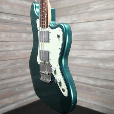 Squier by Fender Paranormal Rascal HH Bass - Sherwood Green (0414-SR) image 3