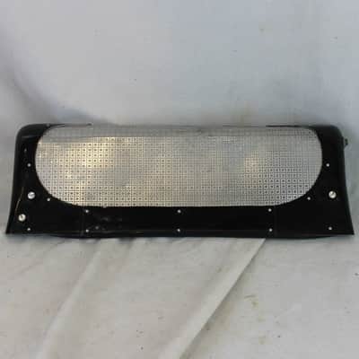 Accordion Part - Black Accordion Grill w/ Silver Dollar Microphones & Electronics 16.90" x 6.50" x 1.60 image 2
