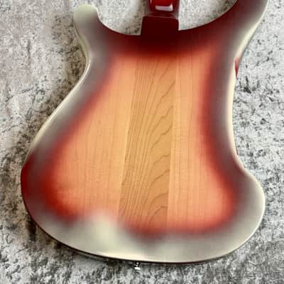 Rickenbacker 4001 C64 Mod. - Firegro "Psychedelic Paint - [4.50Kg] image 9