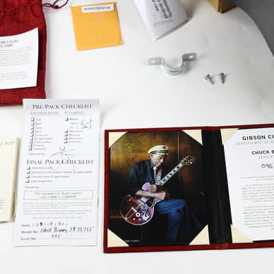 2021 Gibson Custom Shop CHUCK BERRY 1970s ES-355 Murphy Lab Aged Electric Guitar Wine Red 1978 image 4