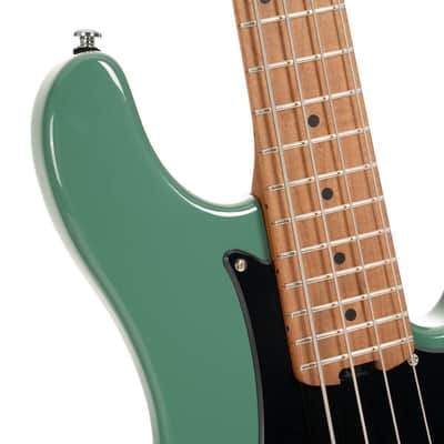 Cort GB-Short Scale Forest Green 30" 4 String Bass Guitar Markbass MB-1 Preamp Humbucker image 8