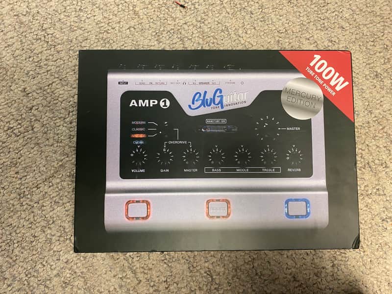 BluGuitar Amp1 Mercury Edition 100-Watt Nanotube Pedalboard Guitar Amp image 1