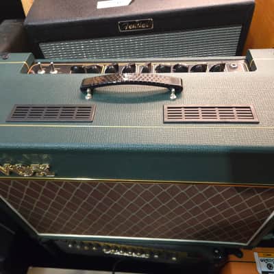 Vox AC15C1-BRG Limited Edition Custom 2-Channel 15-Watt 1x12" Guitar Combo 2012 - British Racing Green with Tygon Cloth - Local Pickup Only