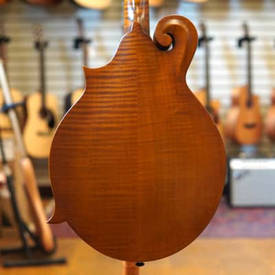 Northfield NFS-F5 F-Style F5 Standard Mandolin Amber w/Wide Nut, Scroll Inlay, Hard Case image 3