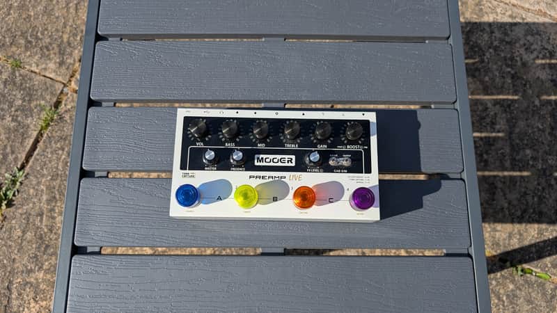 Mooer Preamp LIVE 2018 - White image 1