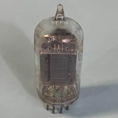 1960s RCA 12AU7 ECC82 x2 Matched Pair Vintage Long Plate Side Getter Tubes! T145 image 10