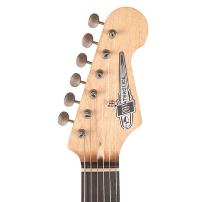 Waterslide S-Style Coodercaster Aged White Nitro w/ Mojo Lap Steel & Gold Foil Pickups (Serial #592026) image 6