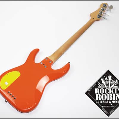 Fleabass Flea Bass Orange and Yellow w/Orignial Bag | Reverb