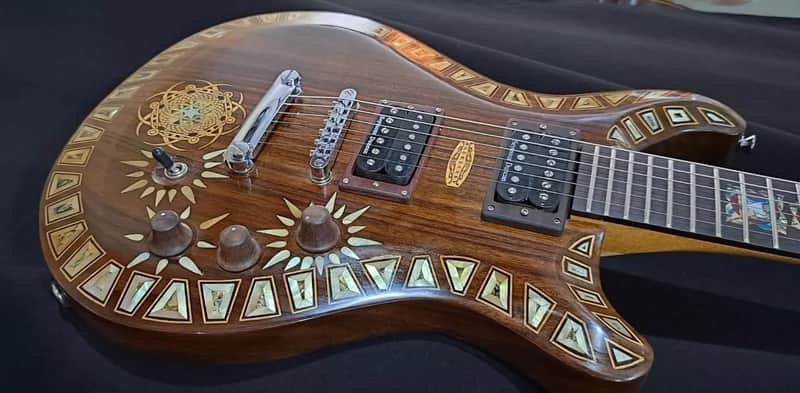 Electric Guitar Handmade by Blueberry Guitars Double Cutaway Seymour Duncan Pickups image 1