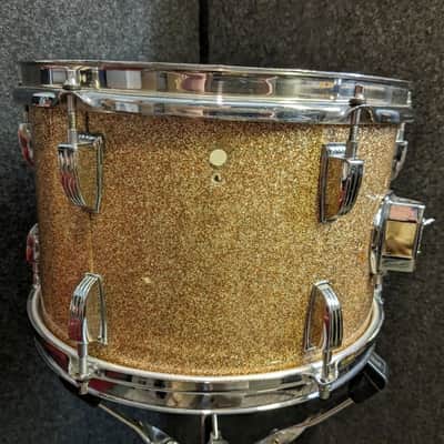 Ludwig Maple Rack Tom 12x8" - Champagne Sparkle re-wrap image 3