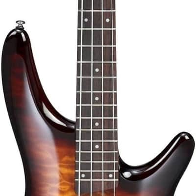 Ibanez SR400EQM 4 String Dragon Eye Burst image 5