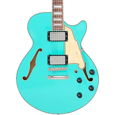 D'Angelico Premier SS Single Cutaway w/ stop-bar tailpiece, Surf Green* w/ DAPSSSGRNS image 12