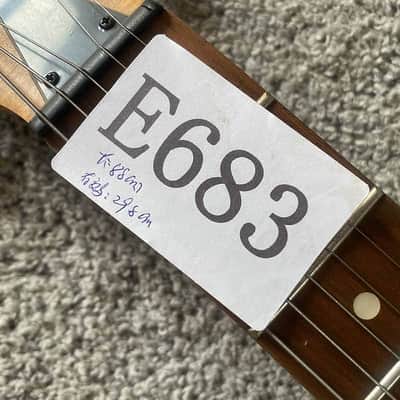 Blue Mini Electric Guitar, Solid Basswood Body, Maple Neck, Rosewood Fingerboard image 16