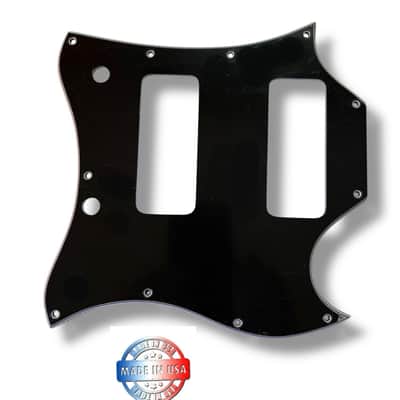 Black/White 5 Ply Pickguard for Vintage 1966-1972 Gibson SG Special Vintage Accurate Made In USA image 3