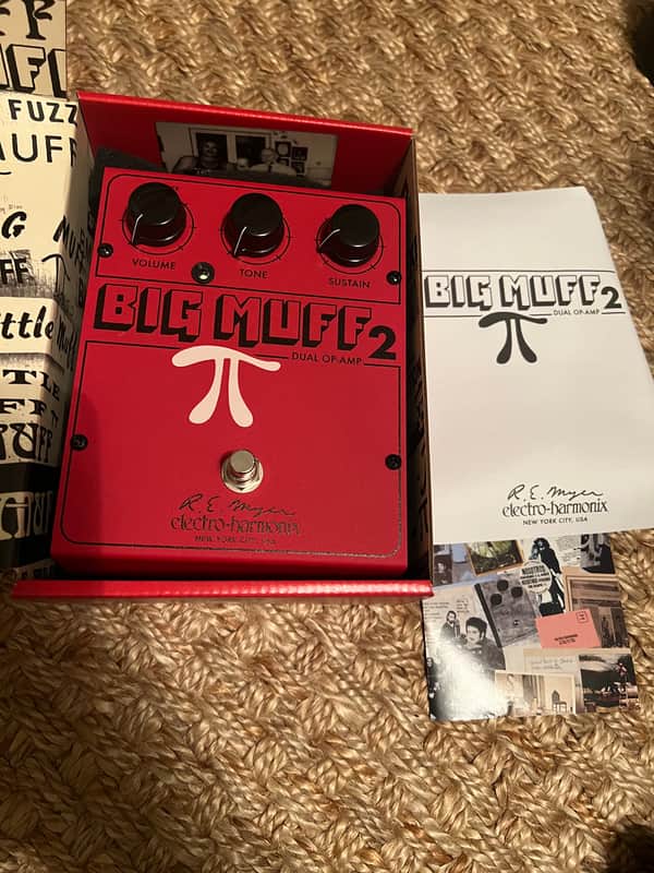Electro-Harmonix / JHS Big Muff 2 Dual Op-Amp Fuzz 2025 - Red image 1