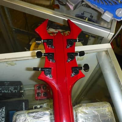 B.C. Rich 5 Piece Quilt Top NJ Neck Thru Series Jr. V w/CASE image 7