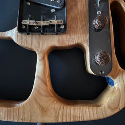 Eman Guitars Artistic Tele style Natural Ash Guitar Body Fender Robert Cray Pickups 2019 - Natural image 2