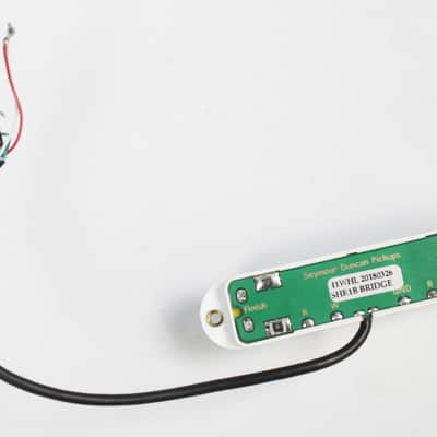 Seymour Duncan SHR-1b Hot Rails Strat Bridge Pickup - White image 2