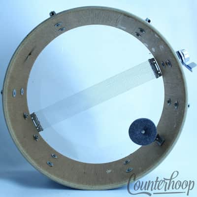 *Pearl Revere 14x5.5" Snare Drum 6Ply No Rings Blue Sparkle Vintage 70s 6-Lug* image 10