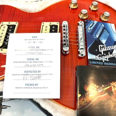 2013 Gibson Slash Signature Les Paul Vermillion – AAA Flame Top – OHSC image 15
