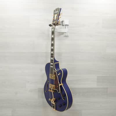 D'angelico Deluxe 175 Semi-hollowbody Electric Guitar - Matte Blue image 2