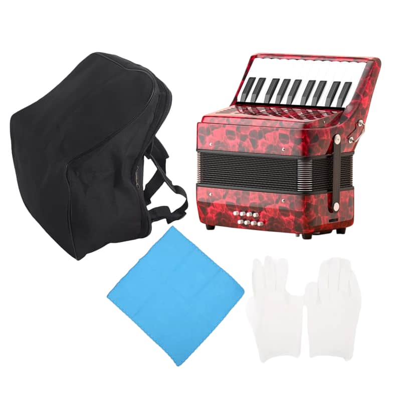 22-Key Piano Accordion with 8 Bass – Ideal Musical Instrument for Beginners image 1