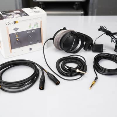 Universal Audio Volt 176 w/ Beyerdynamic DT 770 Pro Headphones & Mogami Gold #57624 image 2