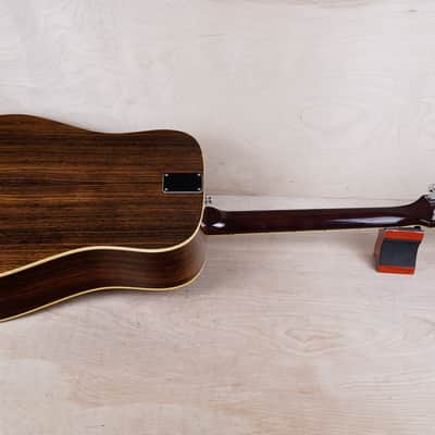 Epiphone FT-165 Bard DeLuxe 12 String Acoustic Guitar MIJ 1970's Natural w/ Ibanez Hard Case image 15