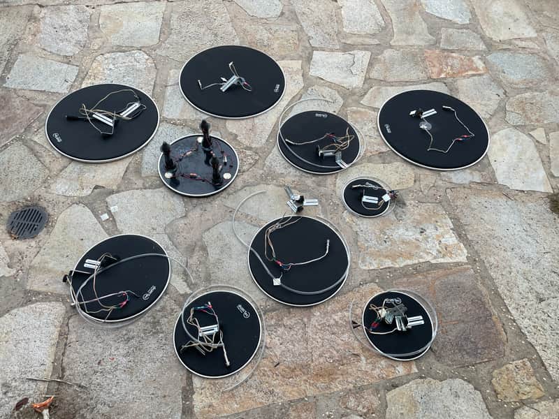 Stealth / Drum tech Double Bass Kit A2E Acoustic to electronic conversion image 1