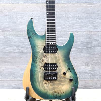 Schecter Reaper-6 Satin Sky Burst Custom Hardtail Bridge Electric Guitar image 1