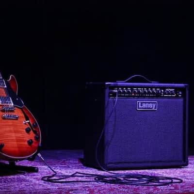 Laney LX65R 65W 2-Channel Guitar Combo Amp with Custom HH Speaker and Onboard Reverb image 4