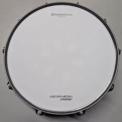 Dolby 14” Black Metal Electronic SNARE w 6 Triggers for Roland Alesis Drum image 2