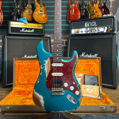 Fender Custom Shop 1959 Stratocaster Heavy Relic Ocean Turquoise 2023 Electric Guitar image 1