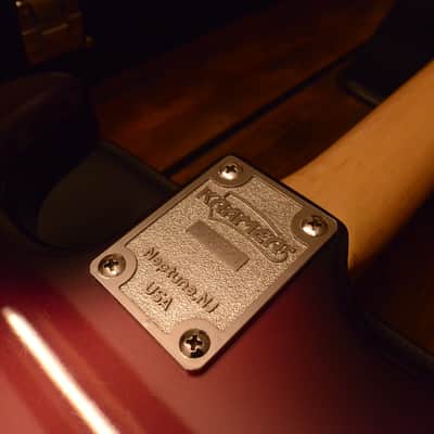 Kramer Japan Purple Burst ESP Custom Shop Original Floyd Rose George Lynch Banana Hockey Headstock image 4